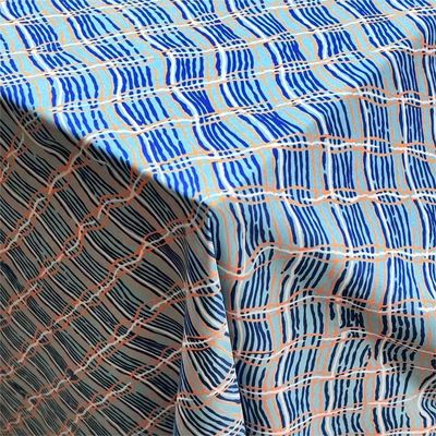 90 Poliestere 10 tessuto di spandex stampato quattro lati Stretch pantaloni da spiaggia tessuto