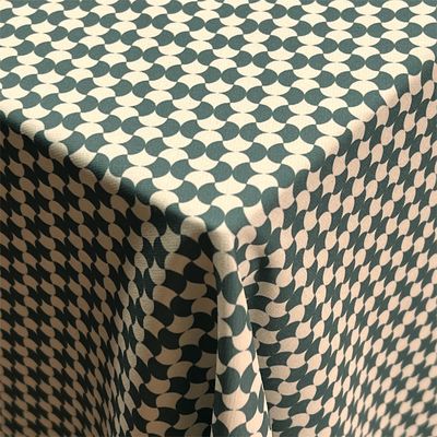 92% poliestere 8% tessuto spandex materiale Jacquard Pearl Dot quattro lati pantaloni da spiaggia elastici tessuto
