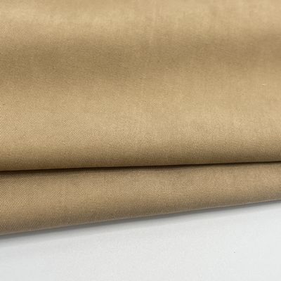 85% poliestere 15% nylon spazzolato Twill Peach pelle pantaloni da spiaggia tessuto