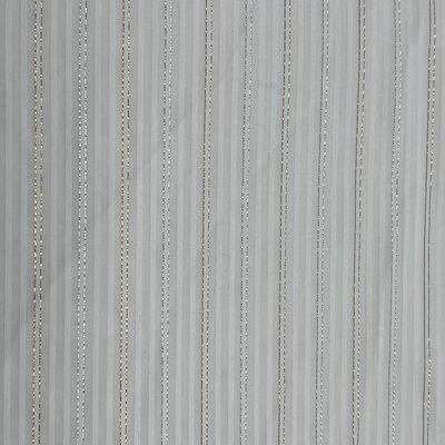 73GSM75D D'oro e d'argento seta satinato a strisce tessuto di chiffon materiale tessuto di abito da donna