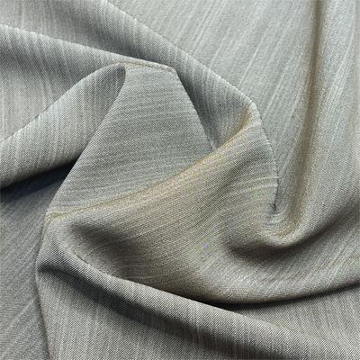 73GSM75D D'oro e d'argento seta satinato a strisce tessuto di chiffon materiale tessuto di abito da donna