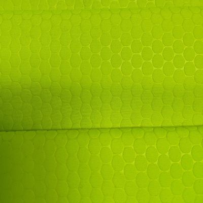 113gm Pelle di pesco di twill spazzolato velluto colore fluorescente in 3D pantaloni da spiaggia in rilievo tessuto