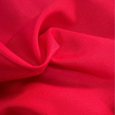 113gsm75D * 150D impermeabile spazzolato Twill Peach Skin Velvet Pantaloni da spiaggia rossi Tessuto