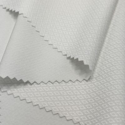 100D Diamond Grid 92 Polyester 8 Elastano Tessuto Giacca Outdoor Tessuto